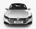 Volkswagen Arteon 2020 3D-Modell Vorderansicht
