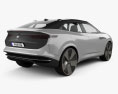 Volkswagen ID Crozz 2017 3D 모델  back view