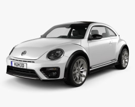 Volkswagen Beetle R-Line coupe 2020 3D模型