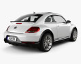 Volkswagen Beetle R-Line coupe 2020 3D模型 后视图