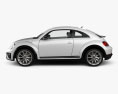 Volkswagen Beetle R-Line coupé 2020 3D-Modell Seitenansicht