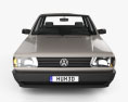 Volkswagen Voyage 2-Türer 2019 3D-Modell Vorderansicht