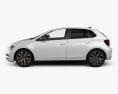 Volkswagen Polo Beats 5 puertas 2020 Modelo 3D vista lateral