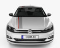 Volkswagen Polo Beats 5 portas 2020 Modelo 3d vista de frente