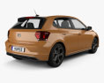 Volkswagen Polo R-Line 5도어 2020 3D 모델  back view