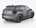 Volkswagen Polo R-Line 5 portes 2020 Modèle 3d