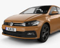 Volkswagen Polo R-Line п'ятидверний 2020 3D модель