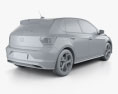 Volkswagen Polo R-Line 5ドア 2020 3Dモデル