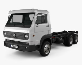 Volkswagen Delivery (13-160) Вантажівка шасі 3-вісний 2018 3D модель