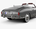 Volkswagen Karmann Ghia コンバーチブル 1958 3Dモデル