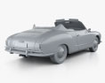 Volkswagen Karmann Ghia 敞篷车 1958 3D模型