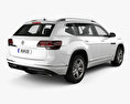 Volkswagen Atlas R Line with HQ interior 2021 3d model back view