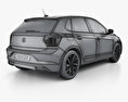 Volkswagen Polo Beats HQインテリアと 2020 3Dモデル