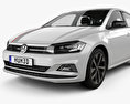 Volkswagen Polo Beats com interior 2020 Modelo 3d