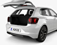 Volkswagen Polo Beats з детальним інтер'єром 2020 3D модель