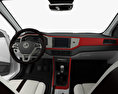 Volkswagen Polo Beats з детальним інтер'єром 2020 3D модель dashboard