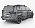 Volkswagen Touran mit Innenraum 2018 3D-Modell