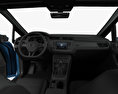 Volkswagen Touran con interior 2018 Modelo 3D dashboard