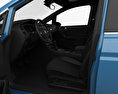 Volkswagen Touran с детальным интерьером 2018 3D модель seats