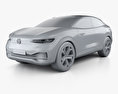 Volkswagen ID Crozz II 2017 3Dモデル clay render