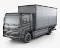 Volkswagen e-Delivery 탑차 2020 3D 모델  wire render