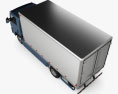 Volkswagen e-Delivery 箱型トラック 2020 3Dモデル top view