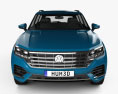 Volkswagen Touareg Elegance 2021 Modello 3D vista frontale