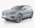 Volkswagen Touareg Elegance 2021 3D 모델  clay render