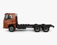 Volkswagen Delivery (13-180) 底盘驾驶室卡车 3轴 2021 3D模型 侧视图