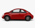 Volkswagen Beetle coupé 2011 Modello 3D vista laterale