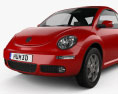 Volkswagen Beetle купе 2011 3D модель