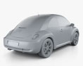 Volkswagen Beetle купе 2011 3D модель