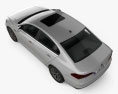 Volkswagen Bora 2021 3D模型 顶视图