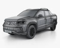 Volkswagen Tarok 2019 3D-Modell wire render