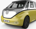 Volkswagen ID Buzz concept インテリアと 2017 3Dモデル
