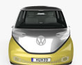 Volkswagen ID Buzz concept 인테리어 가 있는 2017 3D 모델  front view