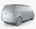 Volkswagen ID Buzz concept com interior 2017 Modelo 3d