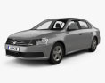 Volkswagen Lavida Седан з детальним інтер'єром 2017 3D модель