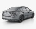 Volkswagen Lavida Седан з детальним інтер'єром 2017 3D модель