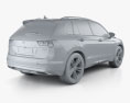 Volkswagen Tiguan Off-road з детальним інтер'єром 2017 3D модель