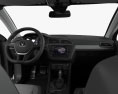 Volkswagen Tiguan Off-road з детальним інтер'єром 2017 3D модель dashboard