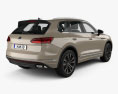 Volkswagen Touareg Elegance con interior 2021 Modelo 3D vista trasera