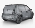 Volkswagen e-Up 5 portas com interior 2018 Modelo 3d