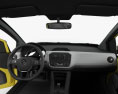 Volkswagen e-Up 5 porte con interni 2018 Modello 3D dashboard