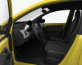 Volkswagen e-Up 5도어 인테리어 가 있는 2018 3D 모델  seats