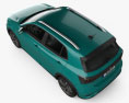 Volkswagen T-Cross R-Line 2022 3D模型 顶视图