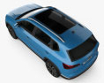 Volkswagen Tharu 2022 Modelo 3d vista de cima