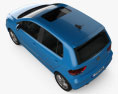 Volkswagen Fox Highline 2020 3D-Modell Draufsicht