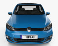 Volkswagen Fox Highline 2020 3D-Modell Vorderansicht