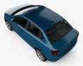 Volkswagen Ameo 2021 3D-Modell Draufsicht